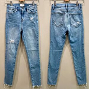 Frame Le High Destruct Skinny Jeans - Size: 26